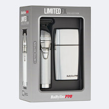 BaBylissPRO LimitedFX Silver Trimmer & Double-Foil Shaver Value Set (FXDUOFS2TS)