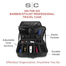 StyleCraft On-The-Go Barber/Stylist Tool Case w/ Mirror (SC328B)