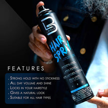 L3VEL3 Strong Hold Hair Spray (400ml/13.5oz)