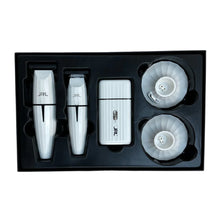 JRL Professional Ghost Clipper, Trimmer & Foil Shaver Collection + 2 Charging Bases (GH2401-2)