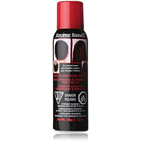 Jerome Russell Spray on Hair Color Thickener Medium Brown 3.5oz